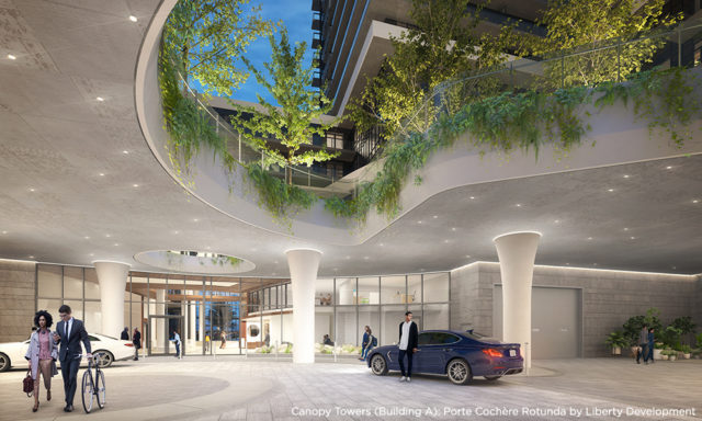 Canopy Towers - Porte Cochere Rotunda by Liberty Development